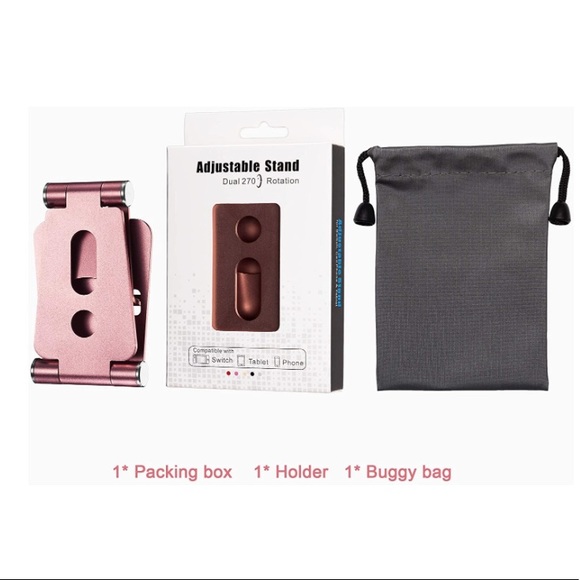 Multi-Angled Adjustable Cellphone Stand Foldable Holder for Smartphone Devices - Picture 5 of 6